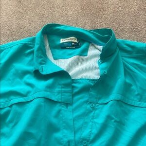Magellan Outdoors Men's Teal Shirt